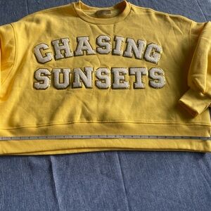 Judith March Sunny Yellow Sweatshirt